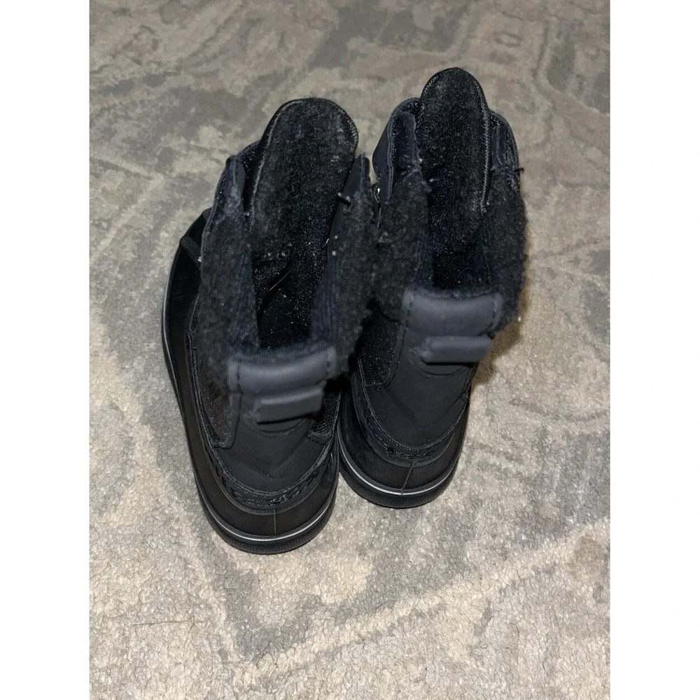 London Fog Oxford‎ Snow Winter Waterproof Toddler Boys Boots Black  Sz 7 Toddler